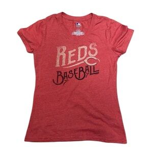 MLB Genuine Merchandise Cincinnati Reds Vintage-Style Graphic Tee | Size